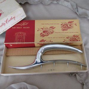 vintage stainless steel meat handle